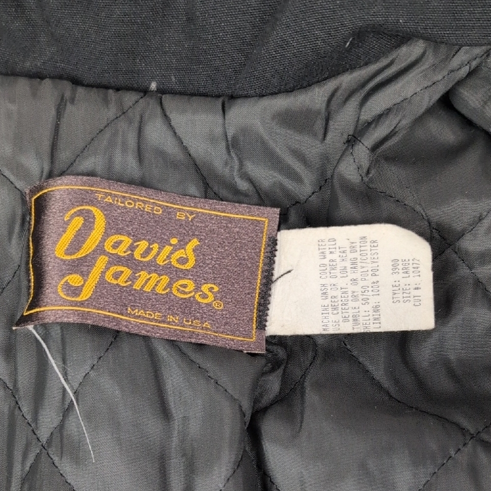 VTG Davis James Southwestern Aztec Pattern Western Bomber Jacket - Made in USA​ - Picture 7 of 14